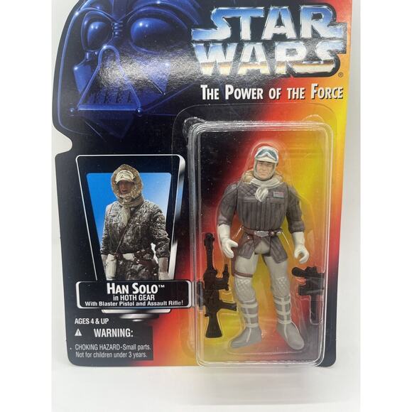 Hasbro Star Wars Power Of The Force Han Solo In Hoth Gear Action Figure - Picture 4 of 9
